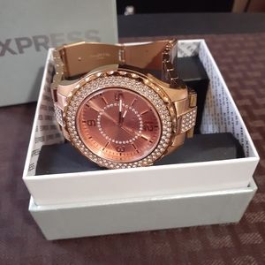 Rose gold women's Express watch